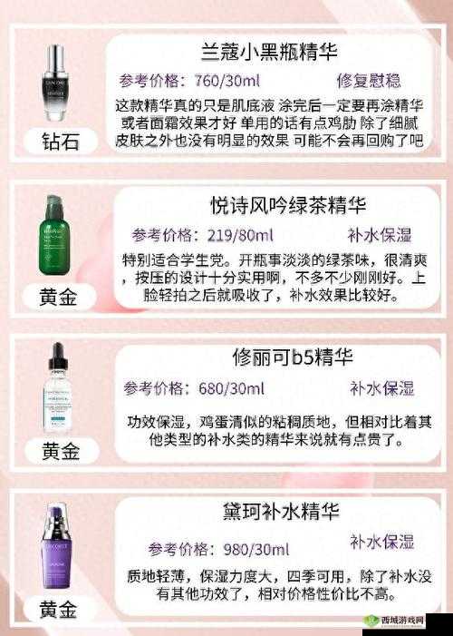 一区二区三区国产最好的精华液:护肤必备