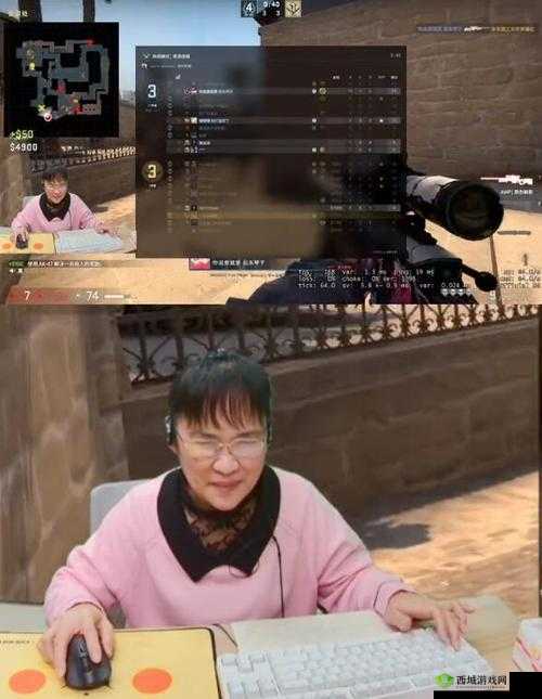 暴躁老阿姨 csgo 图片展示:岁月静好,心态爆炸
