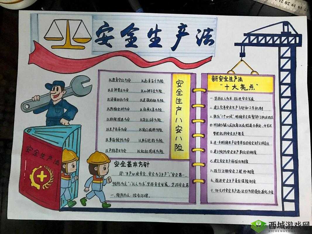 安全生产月手抄报:安全知识大汇总