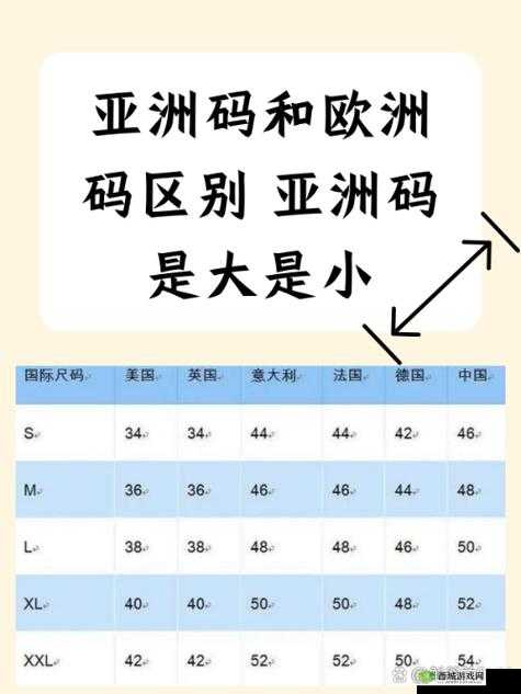 亚洲码和欧洲码一二三匹配:探索尺码背后的差异与关联